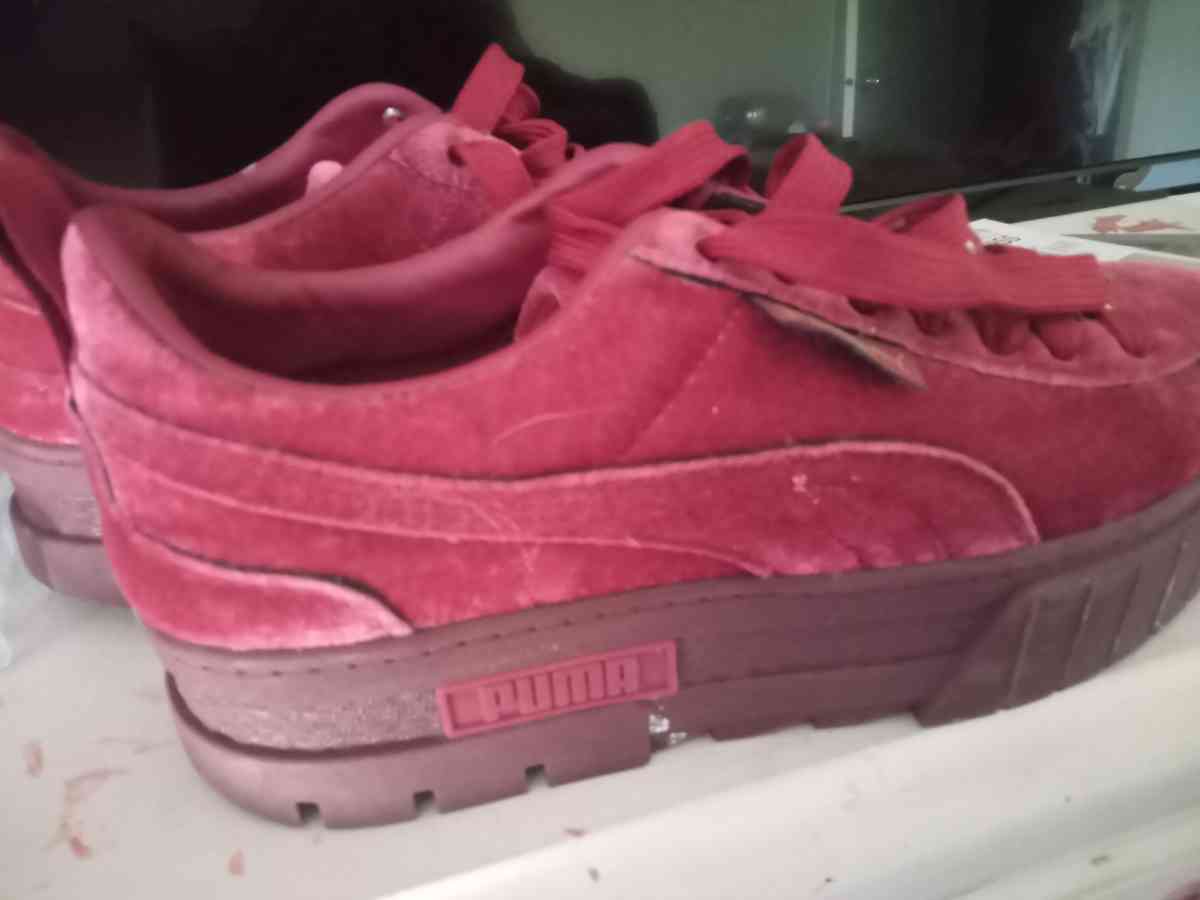 red velvet puma shoes