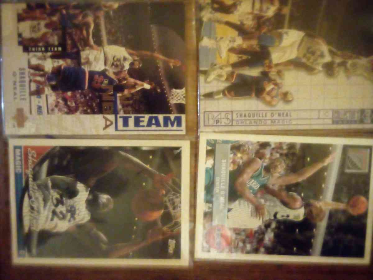 four shag rookie cards in excellent condition