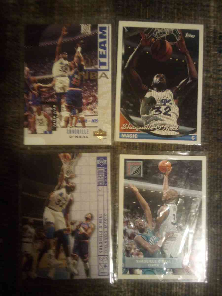 four shag rookie cards in excellent condition