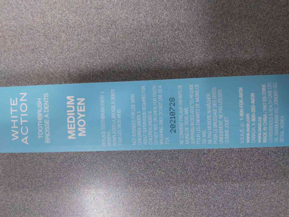 Avon toothbrush