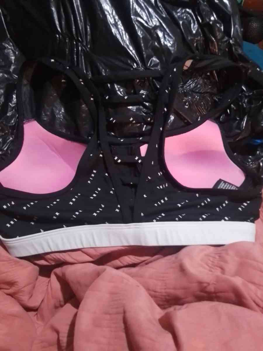 woman Victoria secret push up sports bra