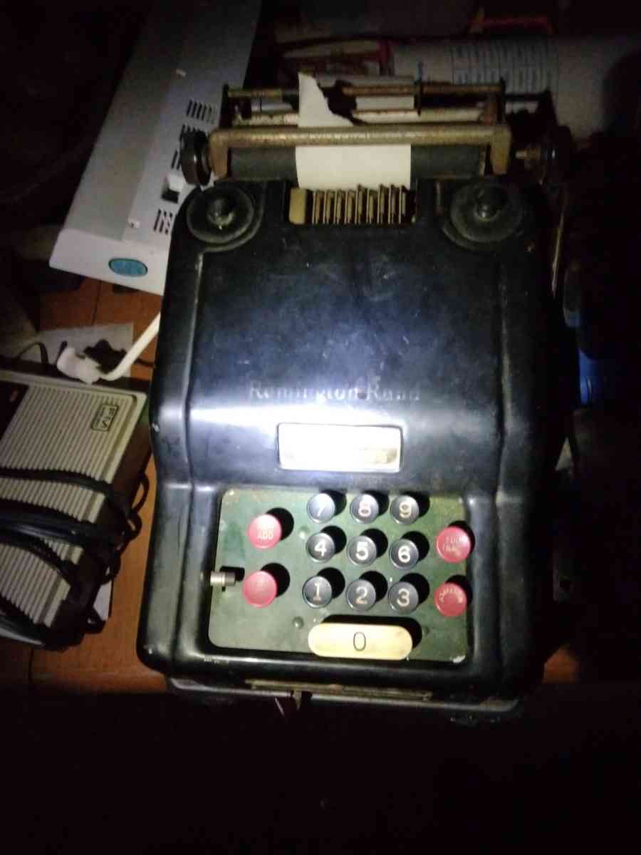 old adding machine