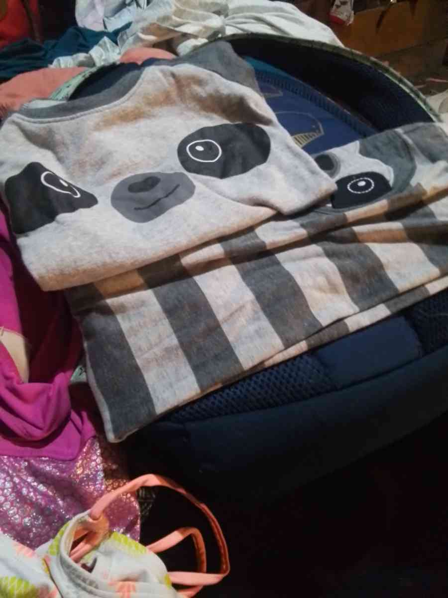 boy panda pajamas set