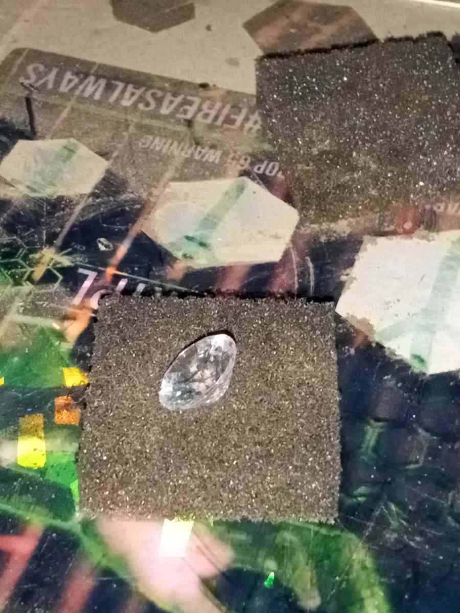 natural European cut diamond