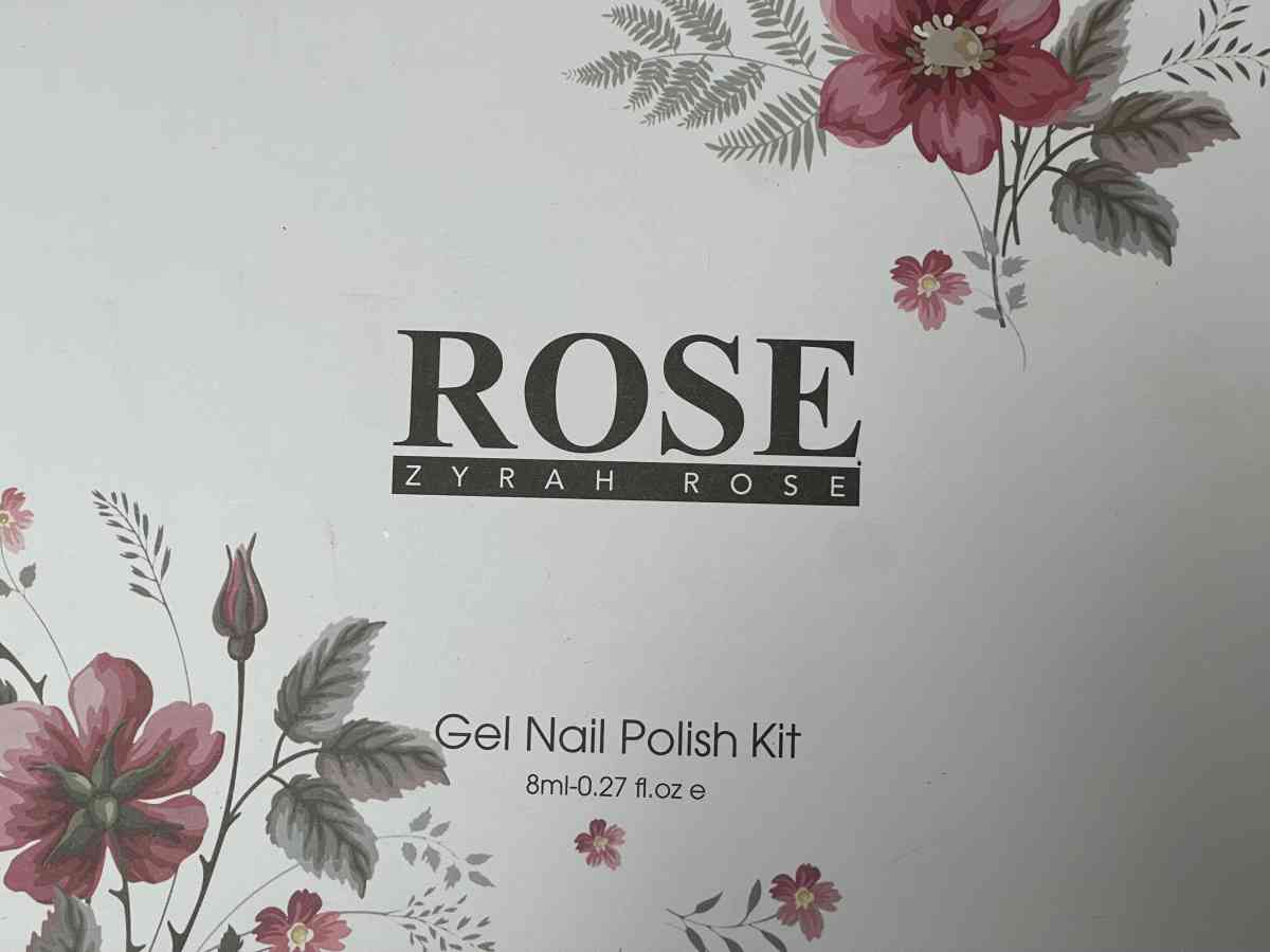 rose gel nail polish kit