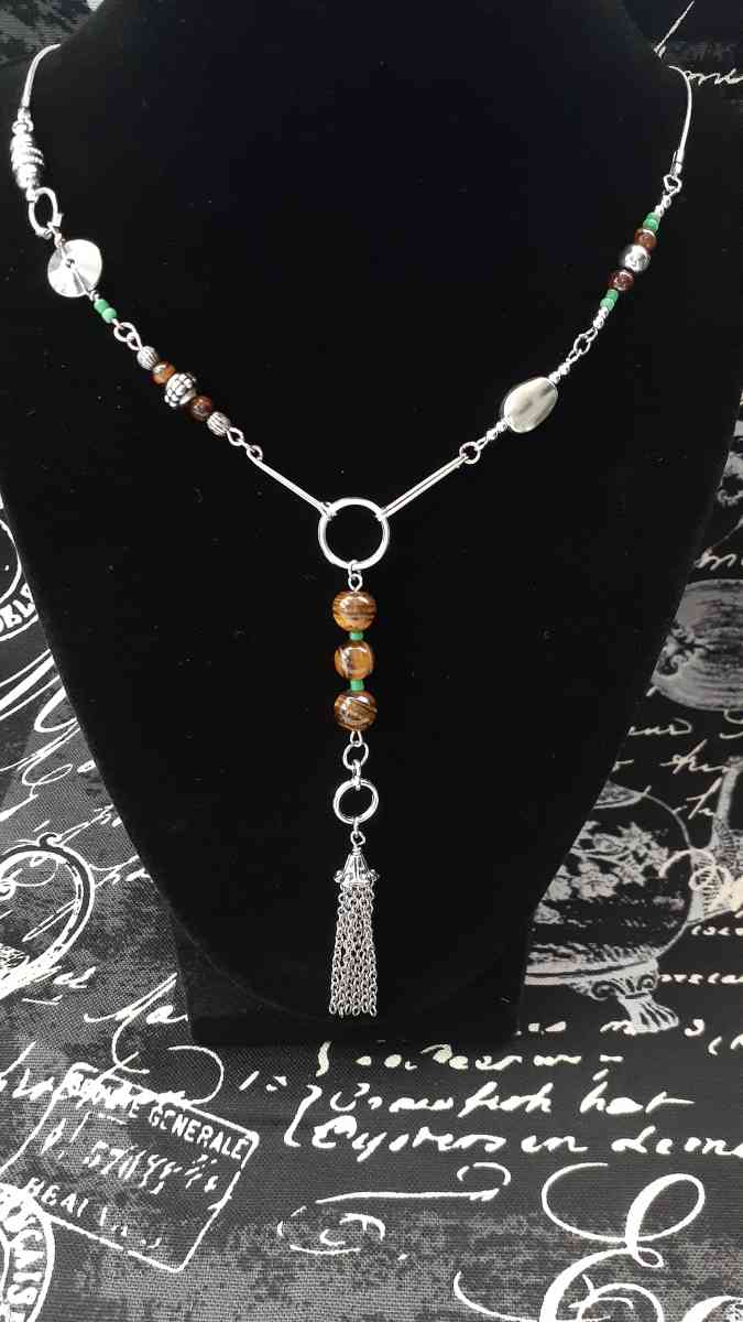 Tiger Eyes Necklace Jewelry