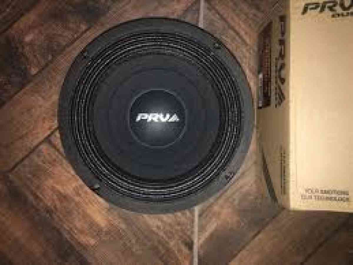 New Pair of PRV 8in Loudspeakers