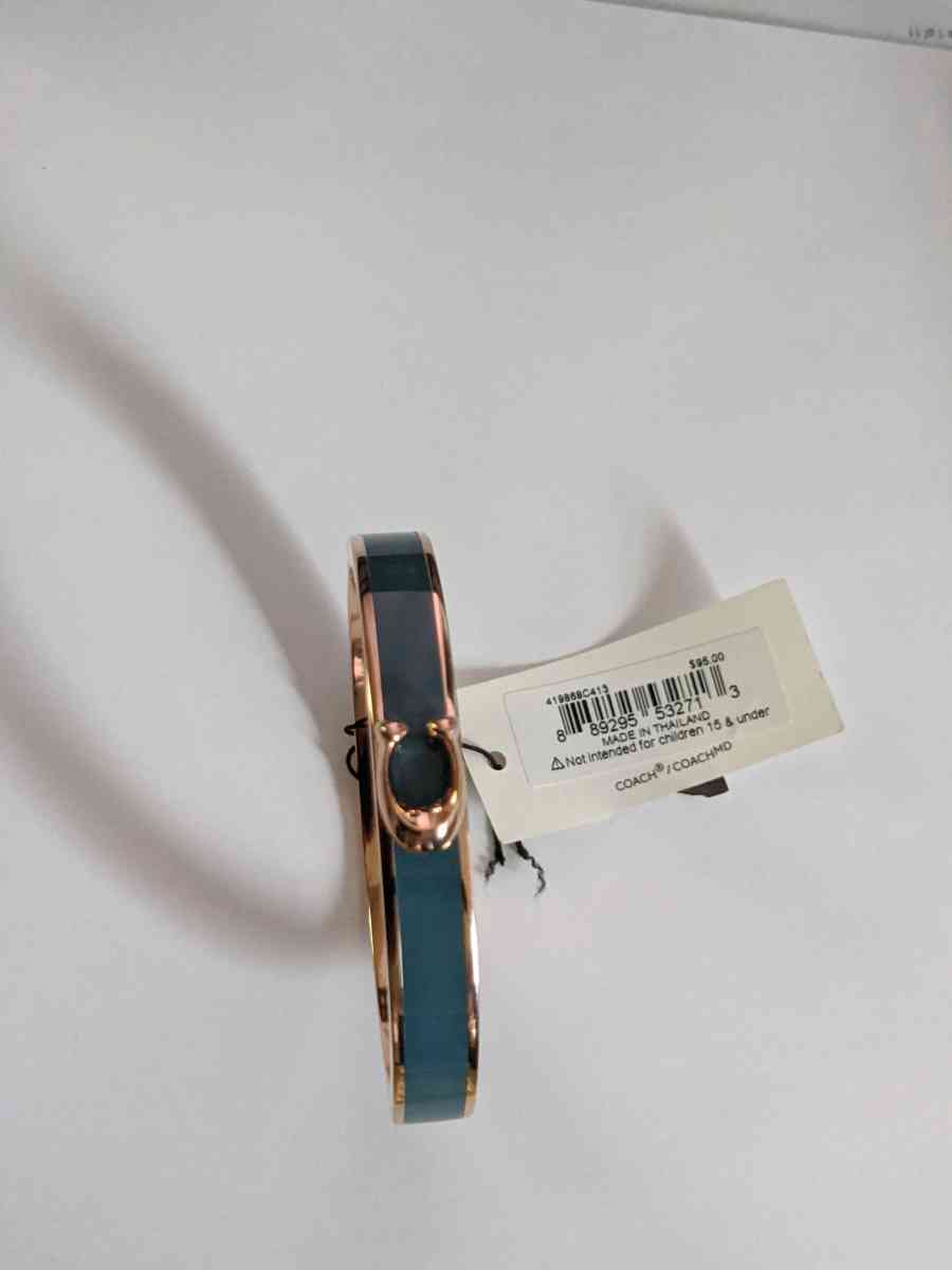 NWT Coach green bracelet