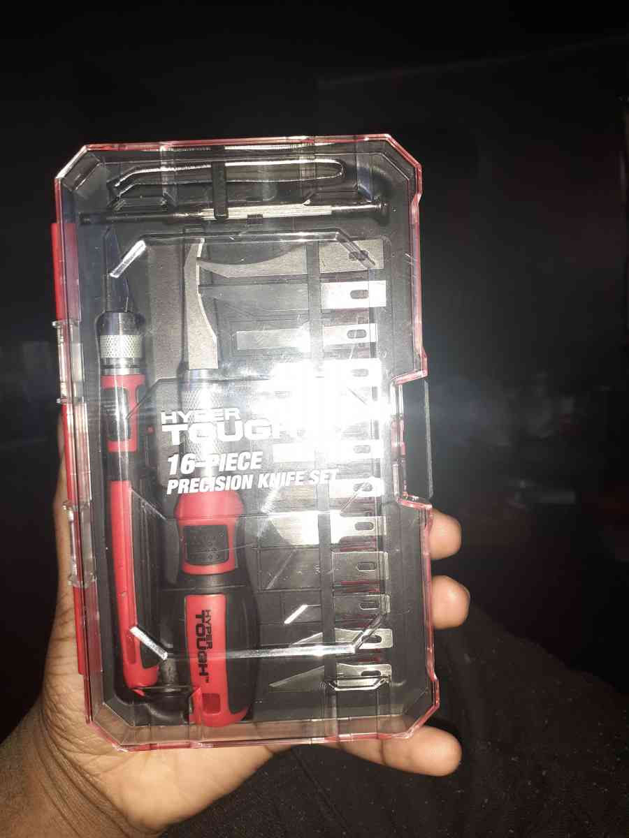 Hyper Tough 16 Piece Precision Knife Set