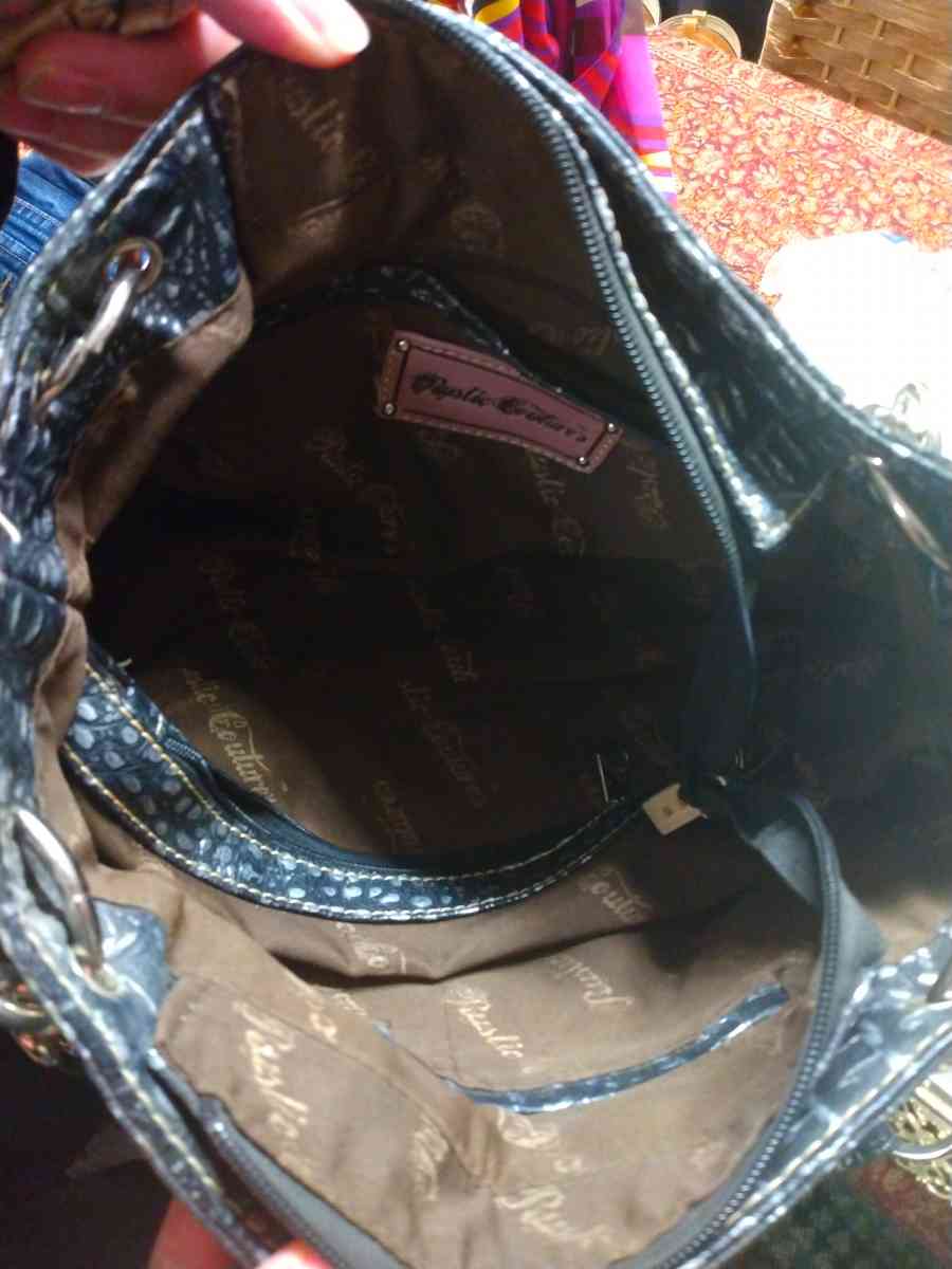 RUSTIC COUTURE PURSE WITH JEWELS