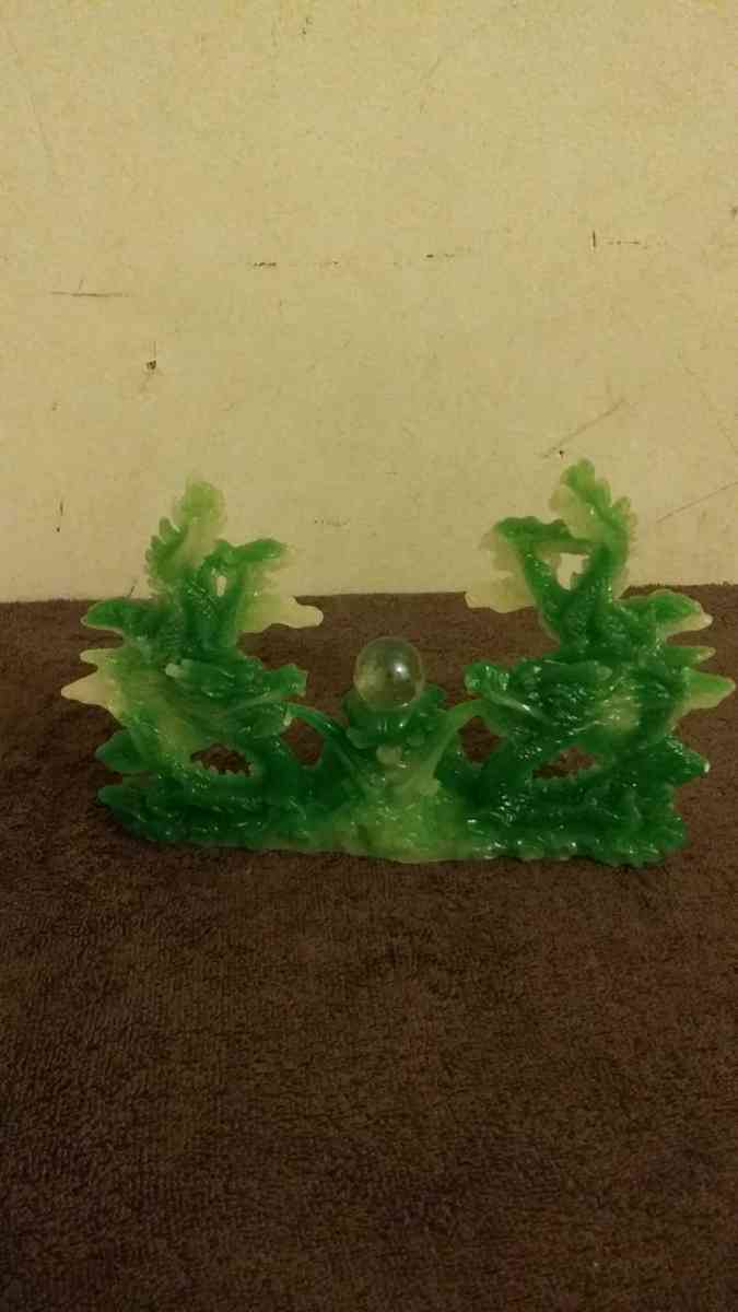 Feng Shui Chinese Green Dragon Statue Figurine Home Decor