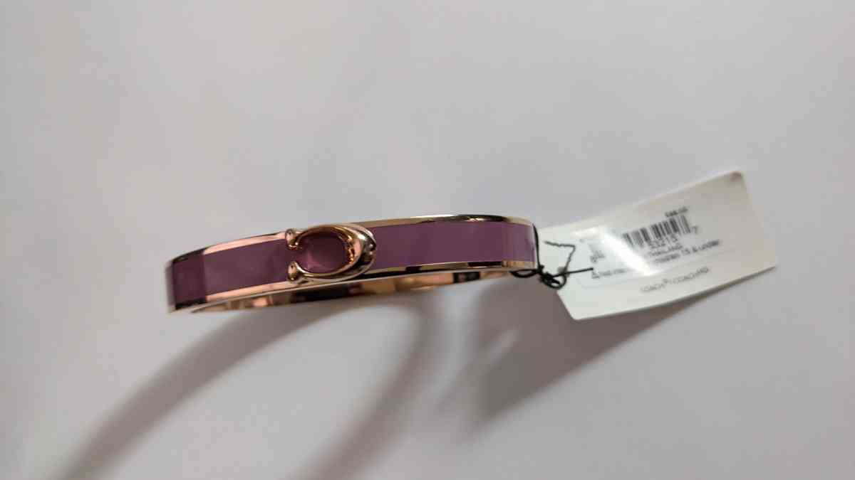 New Coach  Pink Bracelet
