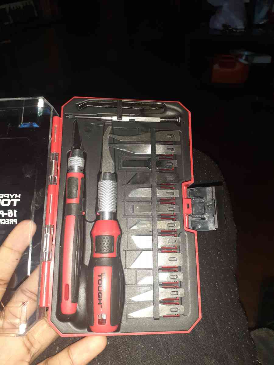 Hyper Tough 16 Piece Precision Knife Set