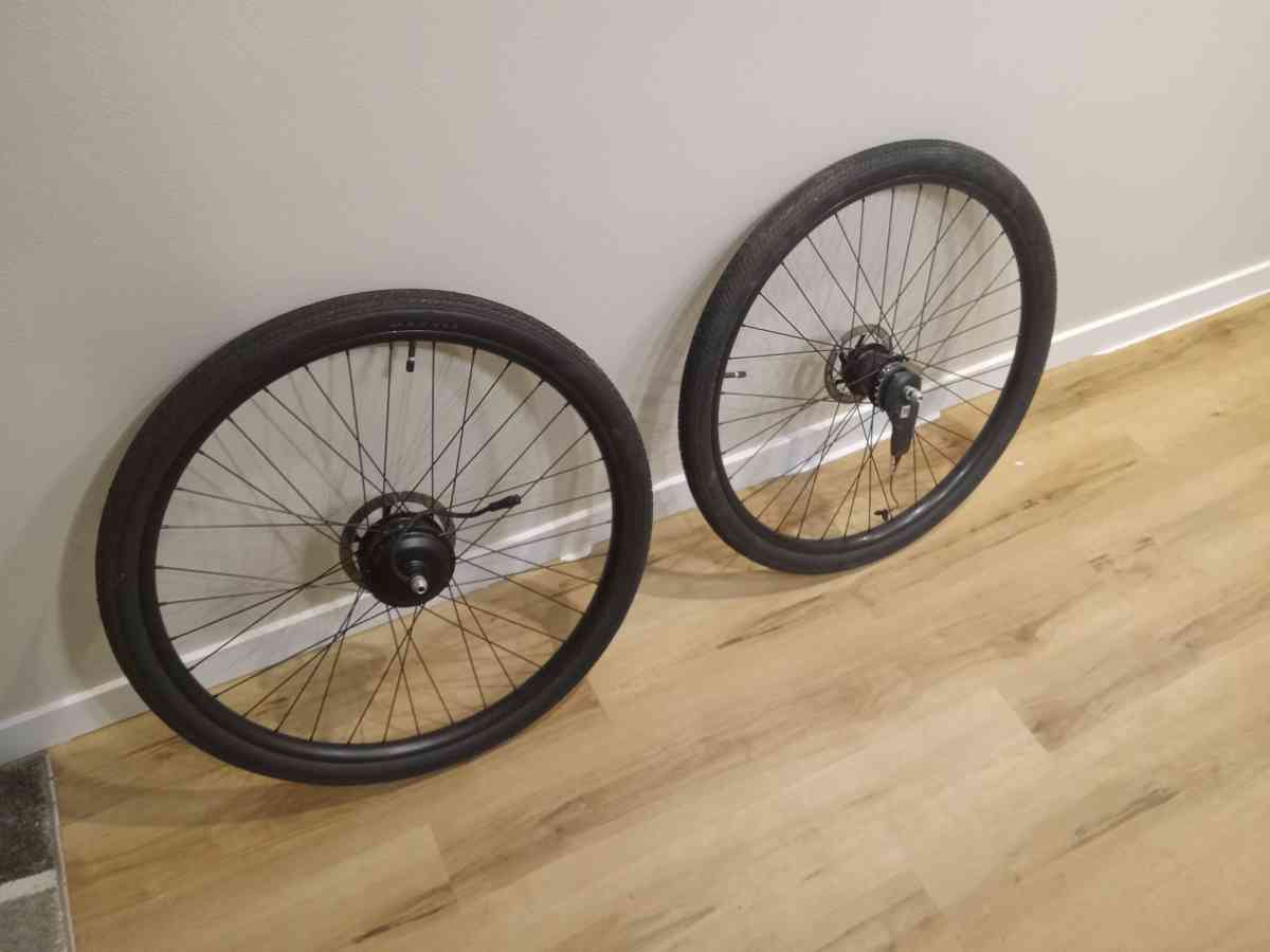 Electric front and back wheels