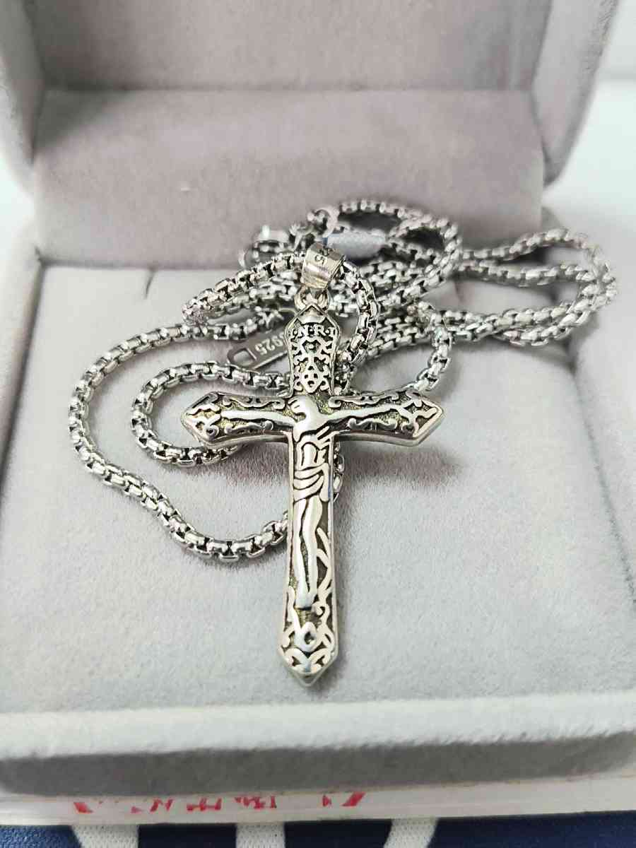 Sterling Silver Cross Necklace