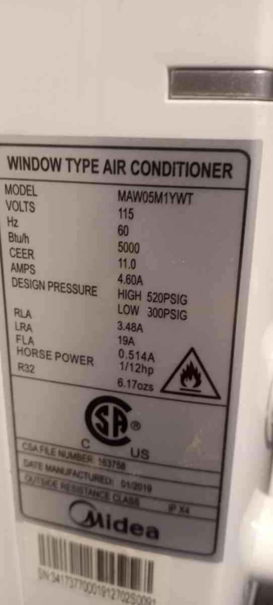 Air conditioner  midea brand