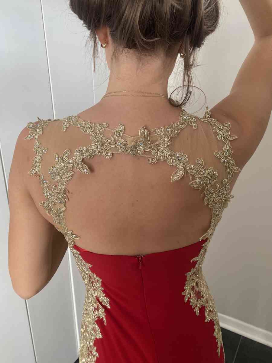 Beautiful Red and Gold Dress