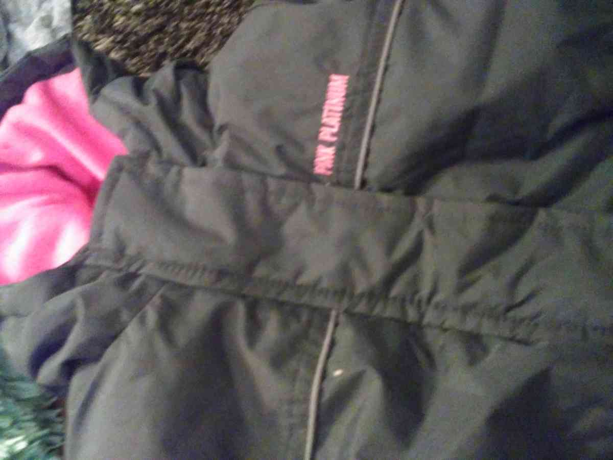girls snow suits pink Platinum size 2T and 32