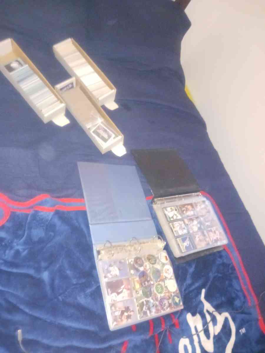 Baseball Football and Basketball cards