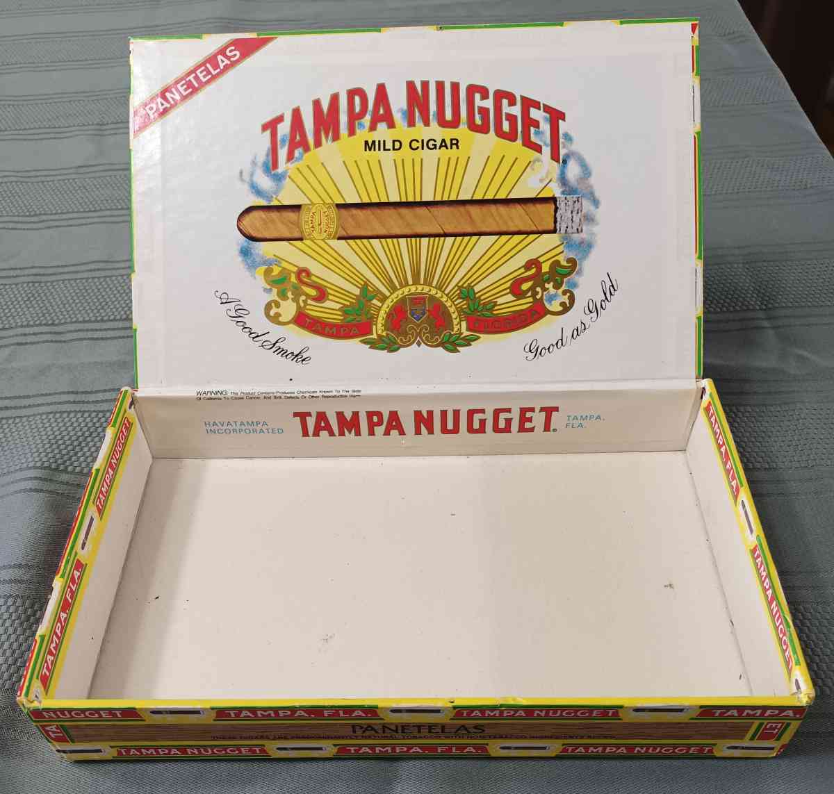 Tampa Nugget Cigar Box