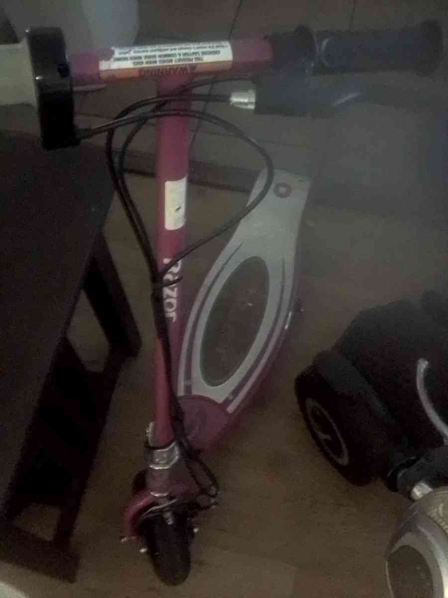 pink razor scooter