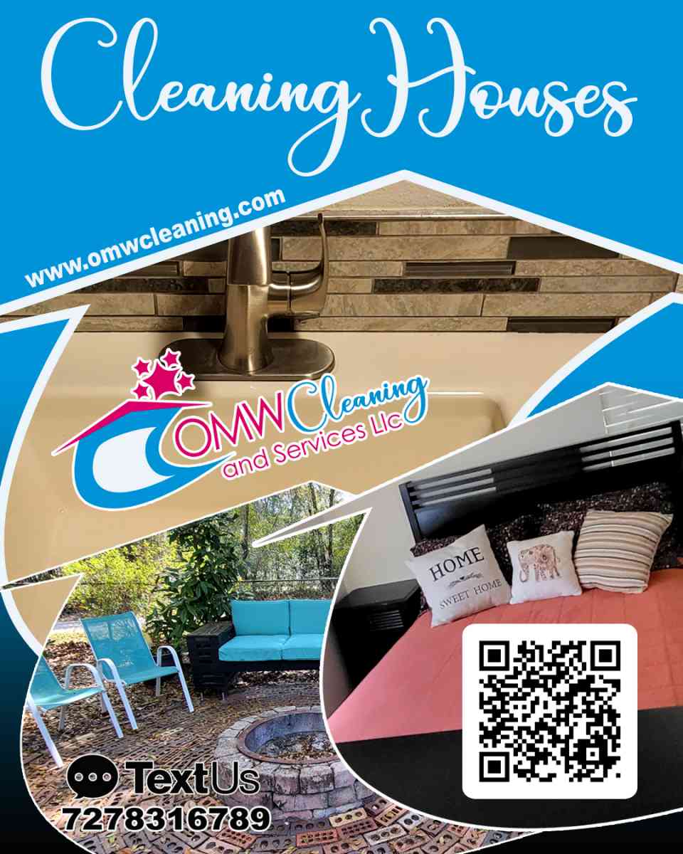 Cleaning houses offices