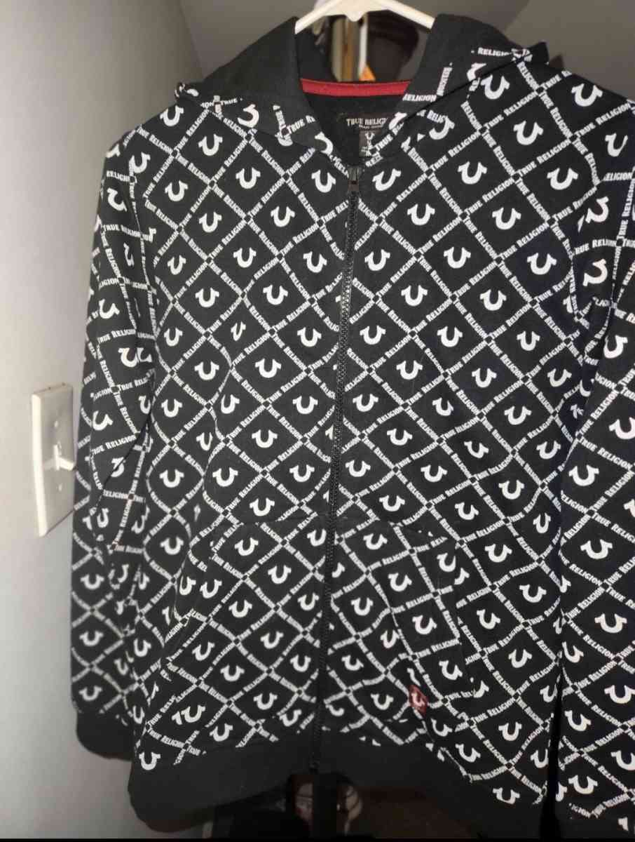 True Religion zip up hoodie