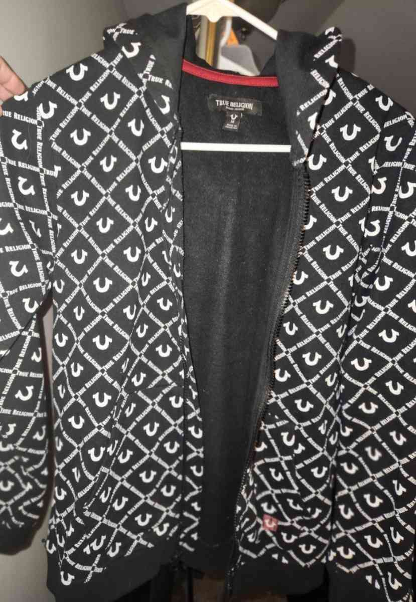 True Religion zip up hoodie