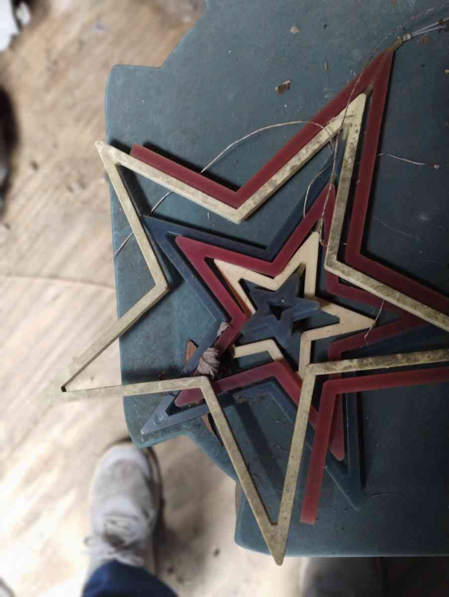 Wooden Hanging Star