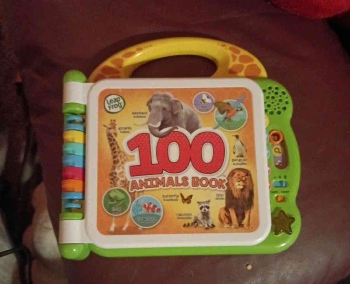childs animal learning book