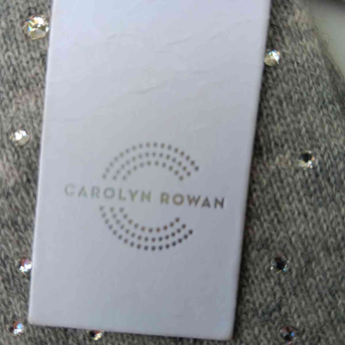 Cashmere Gray Studded Gloves