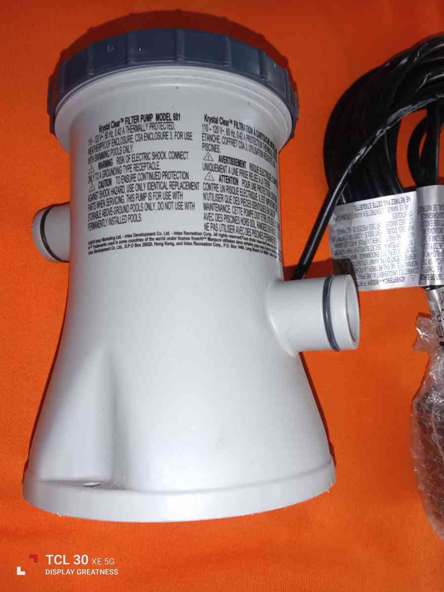 Krystal clear pool pump