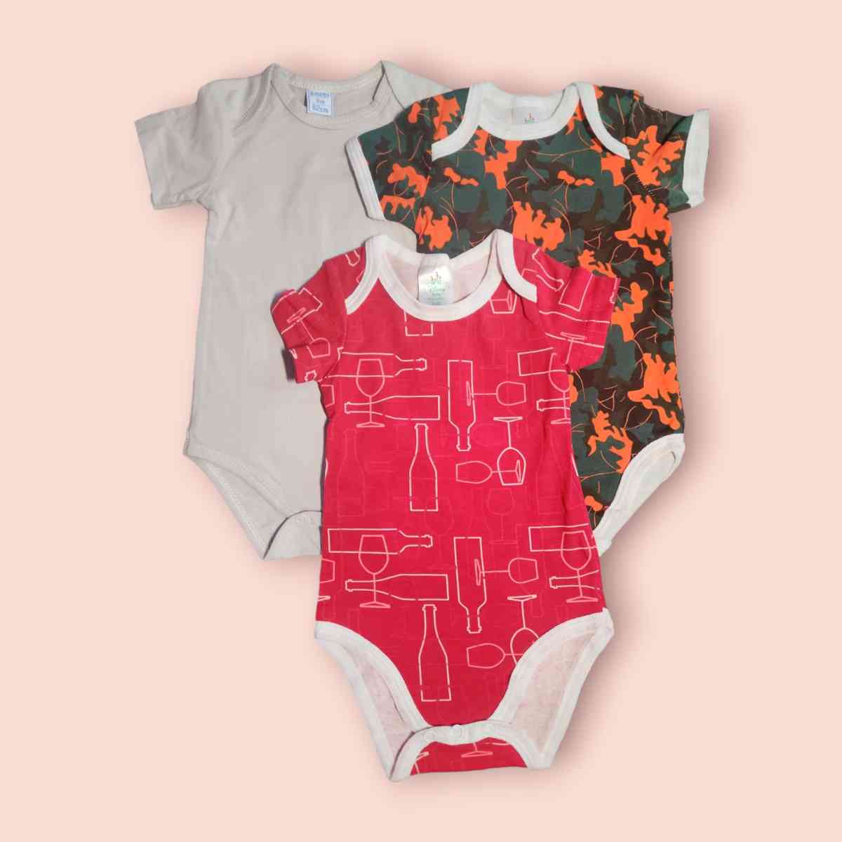 Random Brand New Onesies short sleeve 3pack