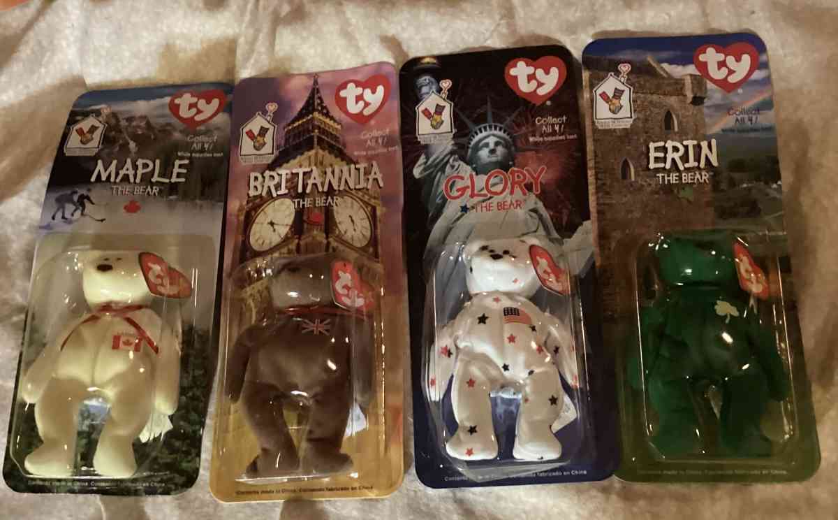 McDonalds International Beanie Babies Set