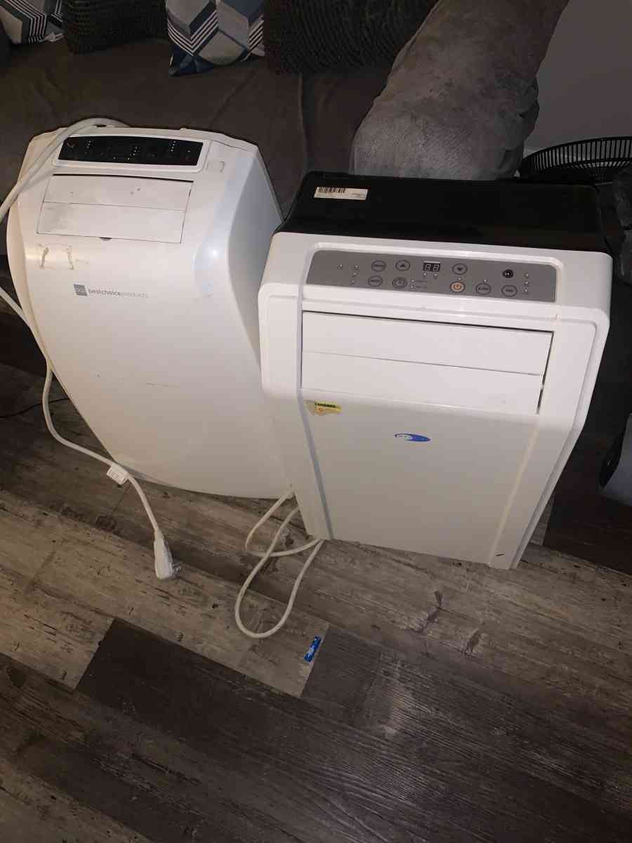 2 PORTABLE AC HEAT UNITS
