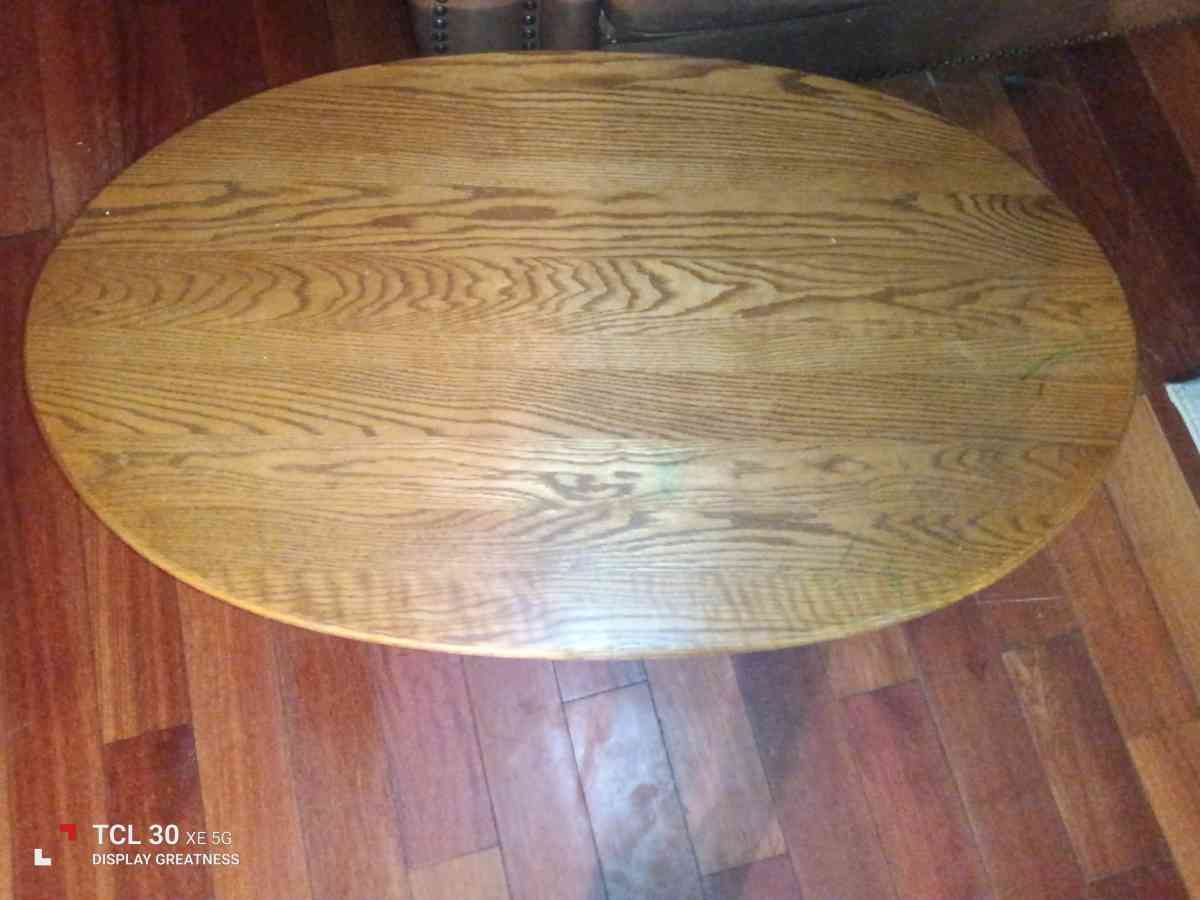 wood coffee table