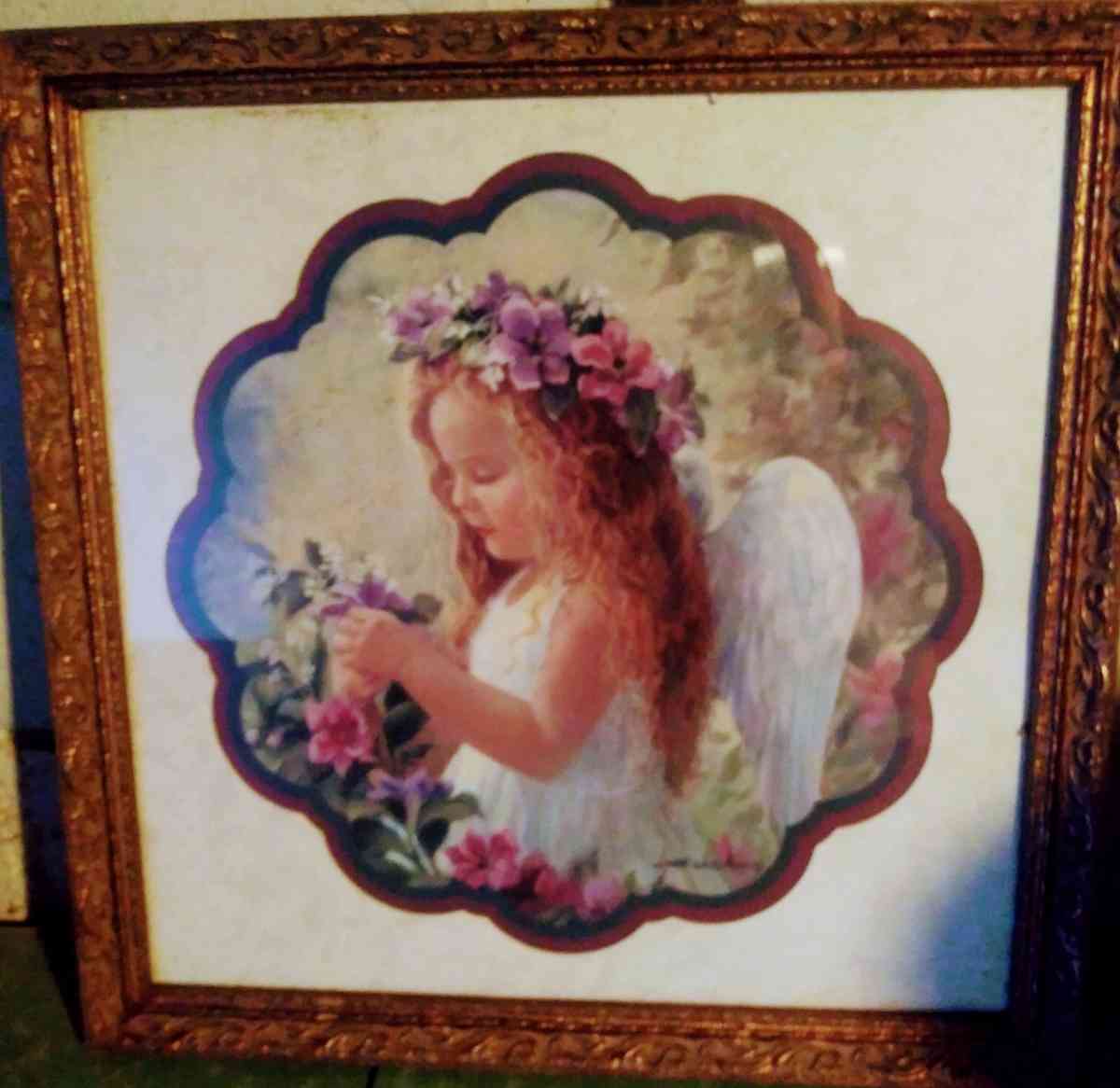 Angel Girl Picture in Frame