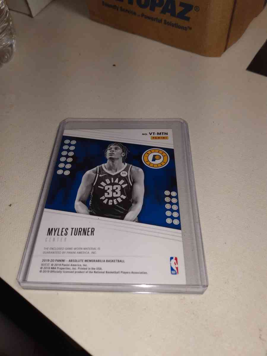 2021 panini Miles Turner dual relic