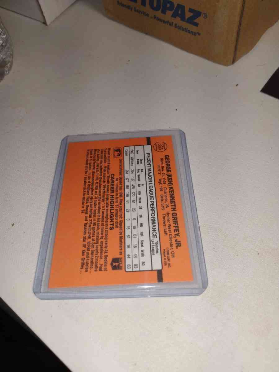 1990 donruss second year Ken Griffey Jr