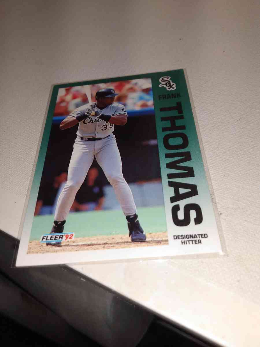 1992 Fleer the Big hurt Frank Thomas