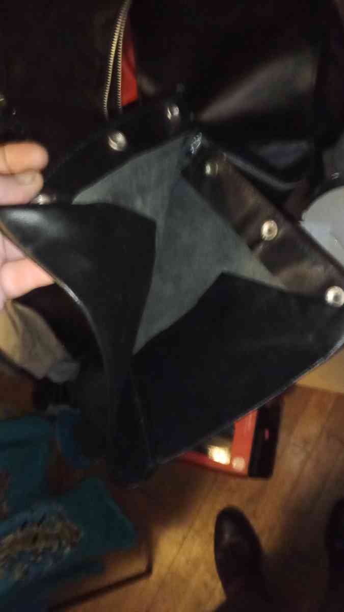 Biker chaps Sears leather shop