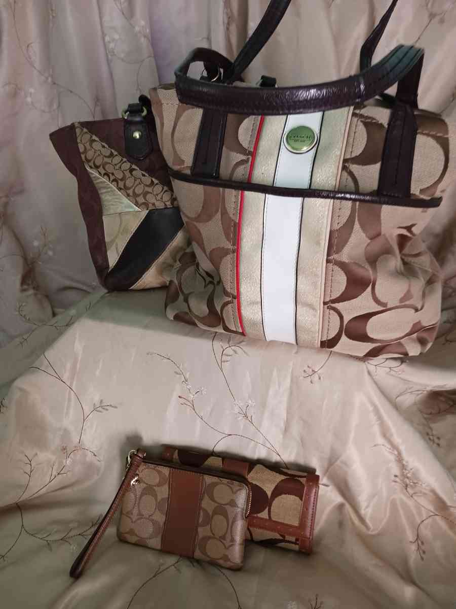 coach purse set