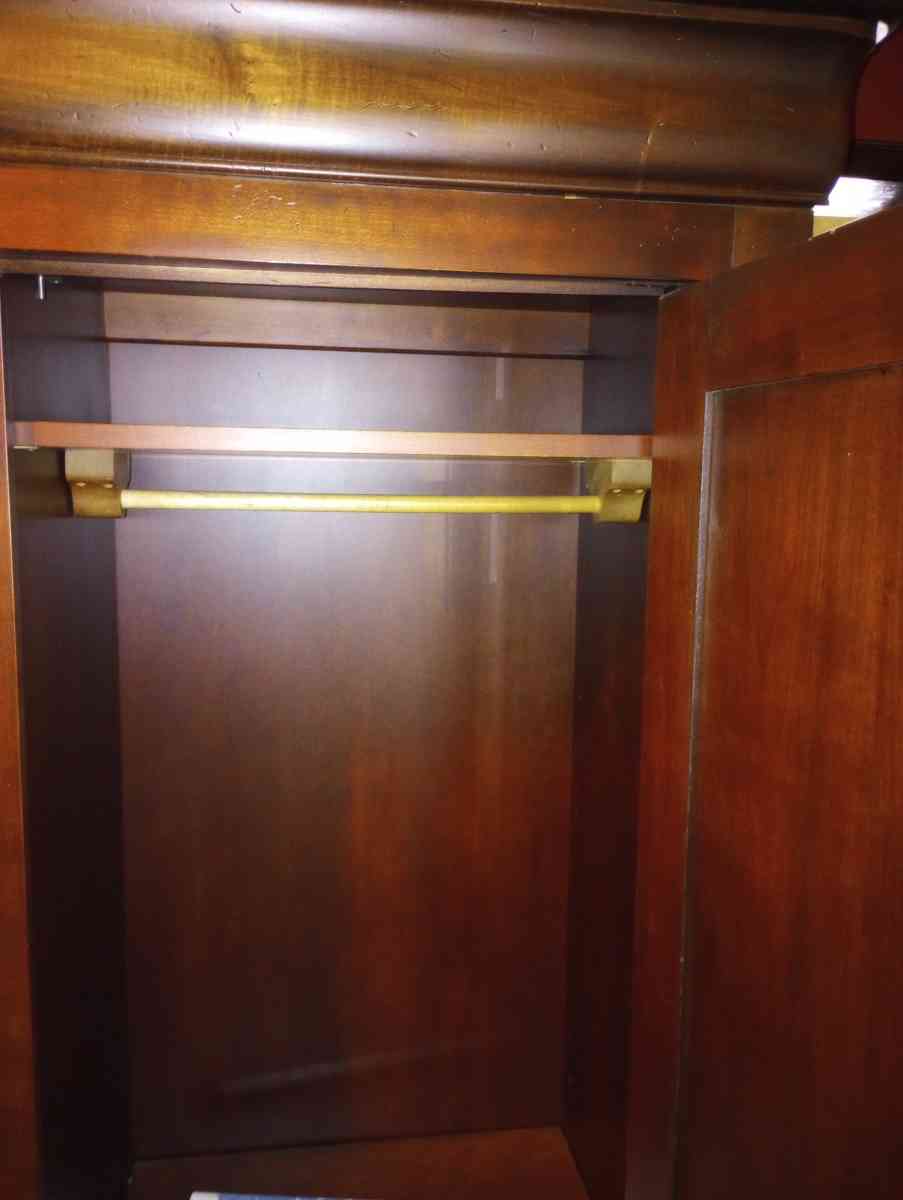 Large vintage BrownSienna solid wood early 1900s