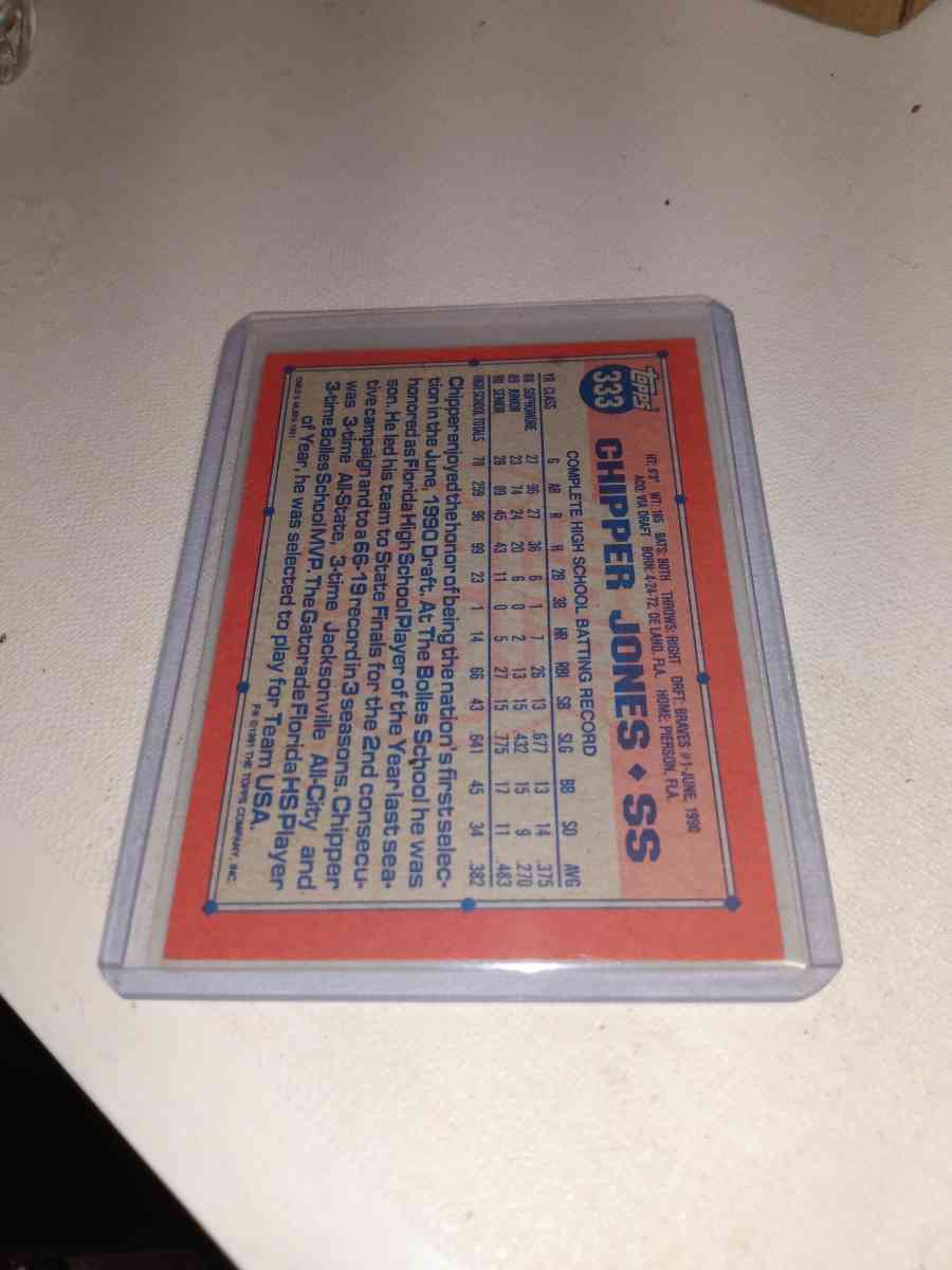 1991 first draft pick chipper Jones