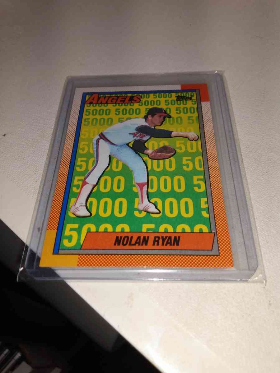 1990 Topps Nolan Ryan 5000 strikeouts