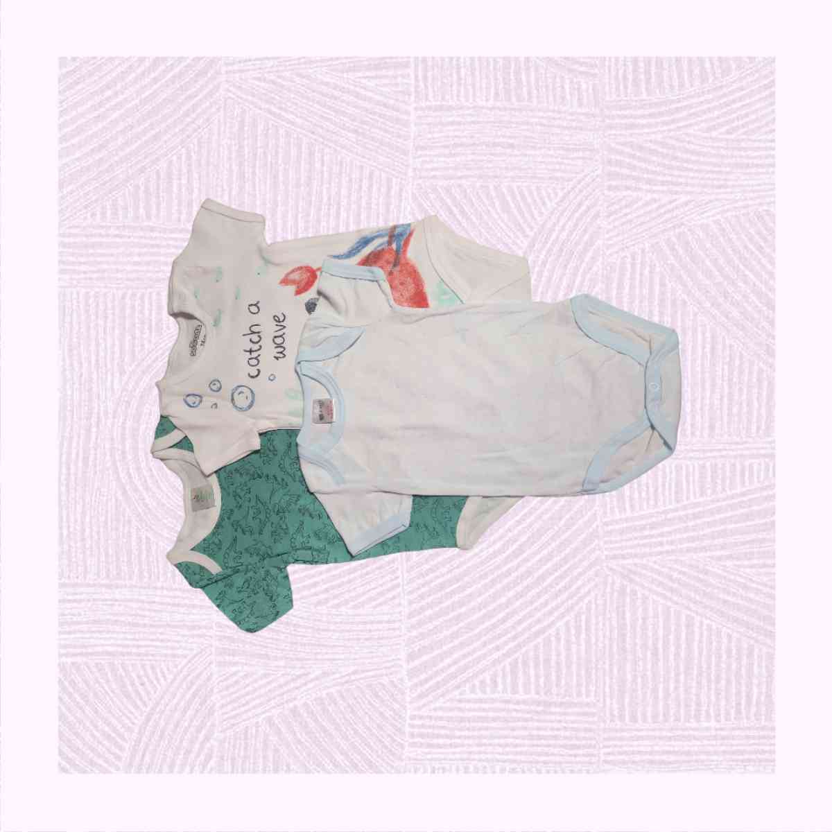 Random Brand New Onesies short sleeve 3pack