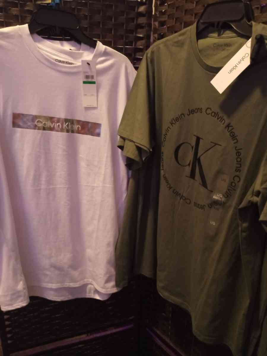 men brand new from your figure and Calvin Klein tshirts