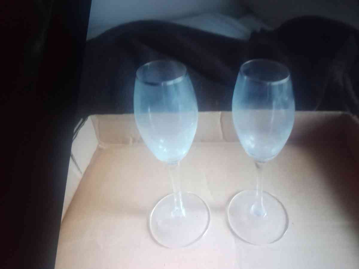 wine or champagne glasses