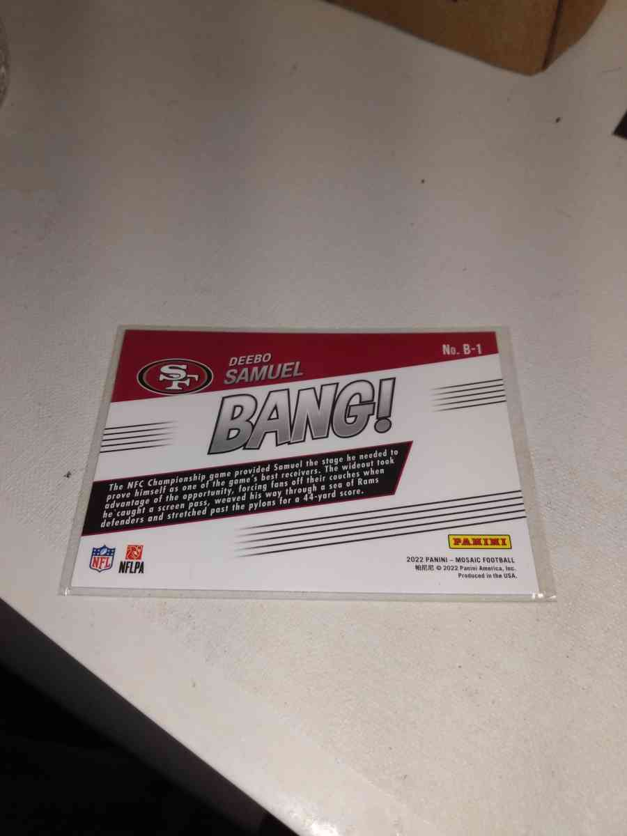 Panini 2022 deebo Samuel