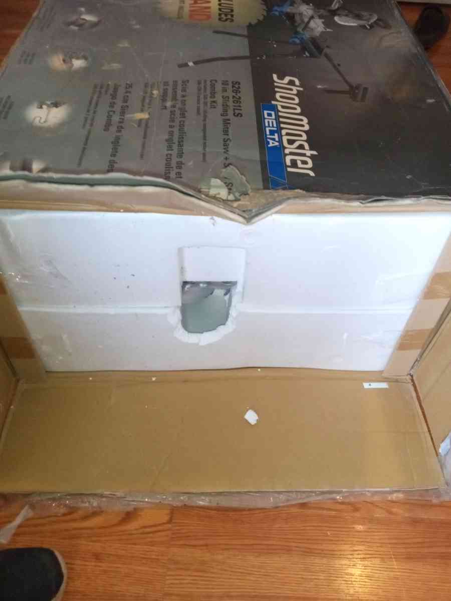 ShopMaster 10in sliding miter saw and stand